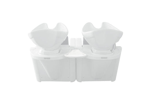 SA Link White Plastic Shelf - Koosvanderbeek.nl - Salon Ambience - Wasbak onderdelen