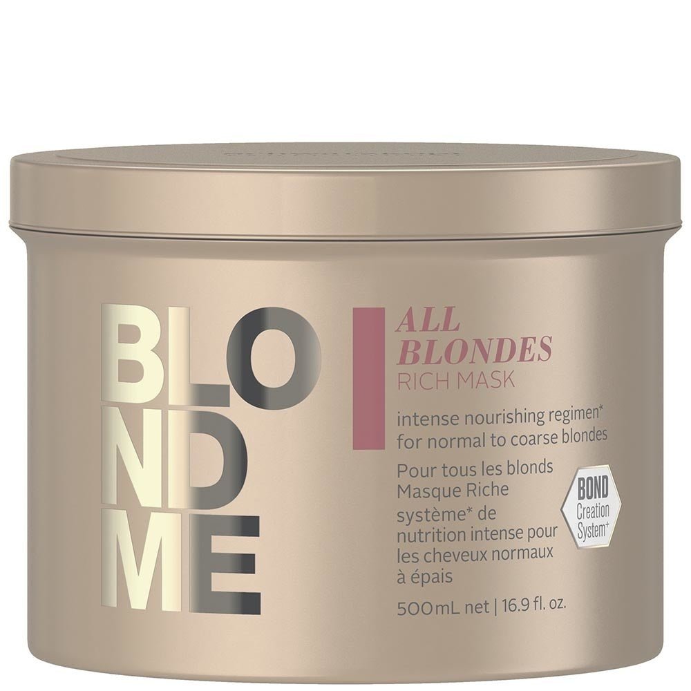 Schwarzkopf Blond Me All Blondes Rich Mask - Koosvanderbeek.nl - Schwarzkopf - Haarmasker