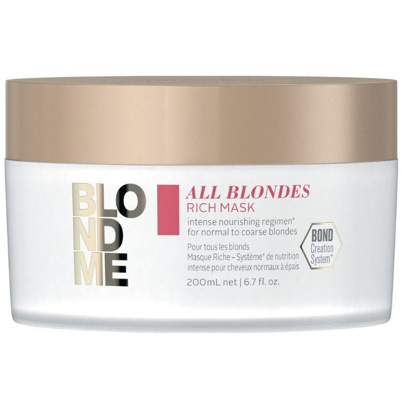 Schwarzkopf Blond Me All Blondes Rich Mask - Koosvanderbeek.nl - Schwarzkopf - Haarmasker
