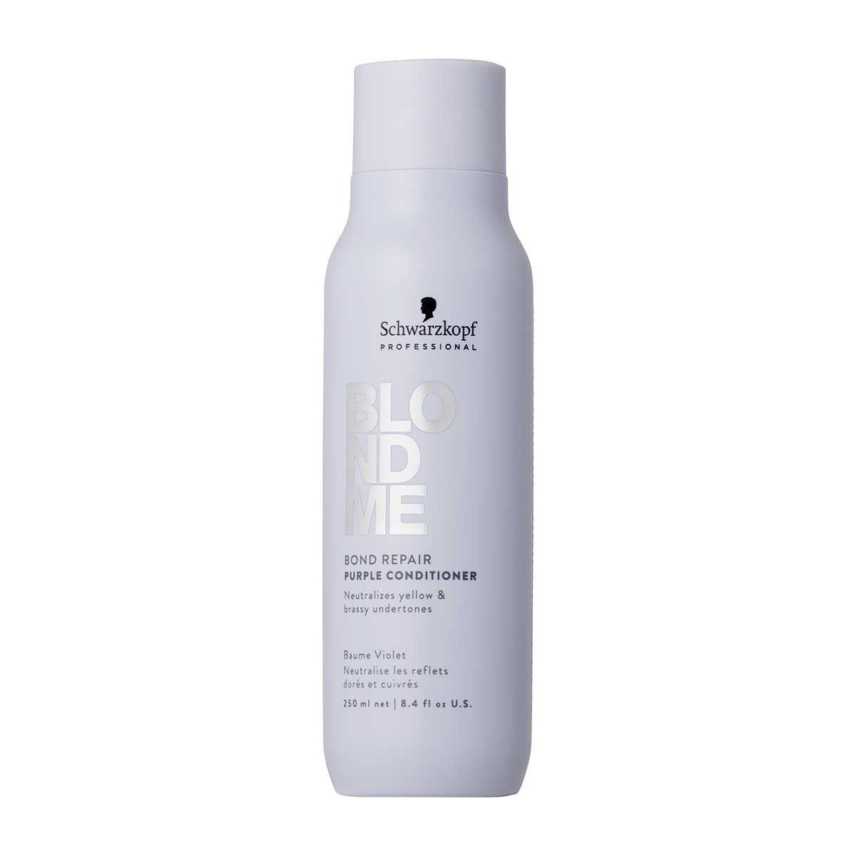 Schwarzkopf BlondMe Bond Repair Purple Conditioner 250ml - Koosvanderbeek.nl - Schwarzkopf - Conditioner