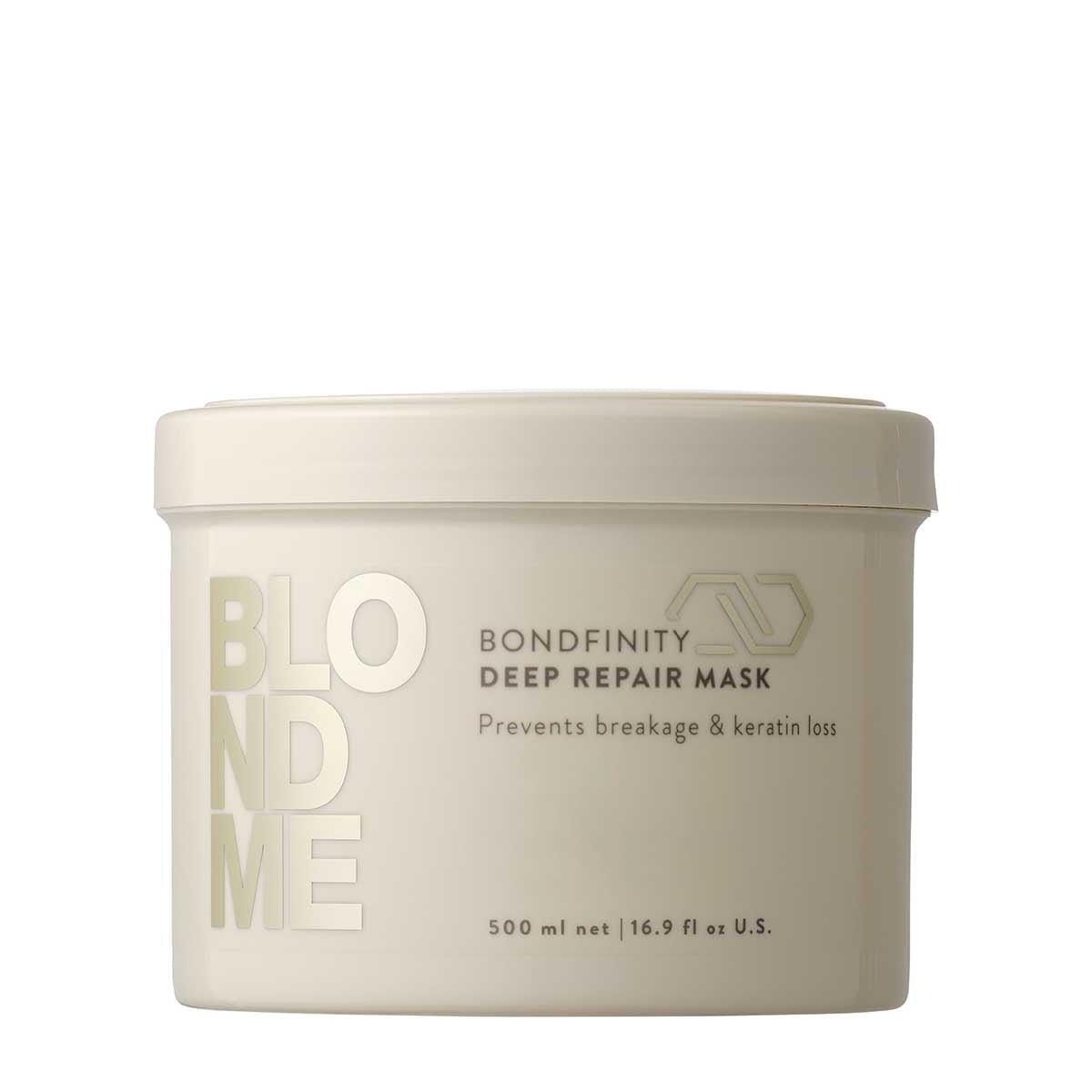 Schwarzkopf BlondMe Bondfinity Deep Repair Mask 500ml - Koosvanderbeek.nl - Schwarzkopf - Haarmasker