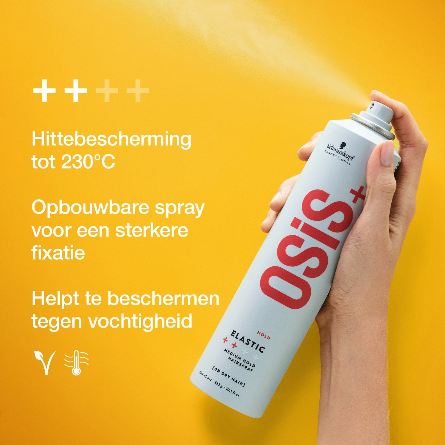Schwarzkopf Osis+ Elastic - Koosvanderbeek.nl - Schwarzkopf - Haarspray