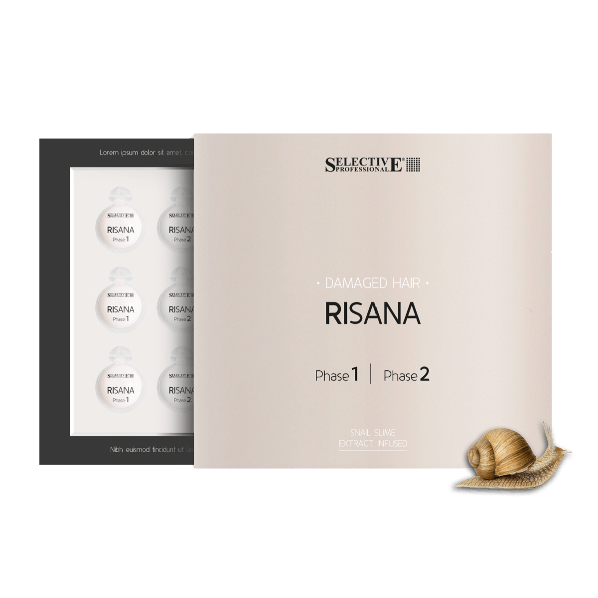 Selective Risana Restructuring Mask 12+12 x15ml - Koosvanderbeek.nl - Selective Professional - Haarmasker