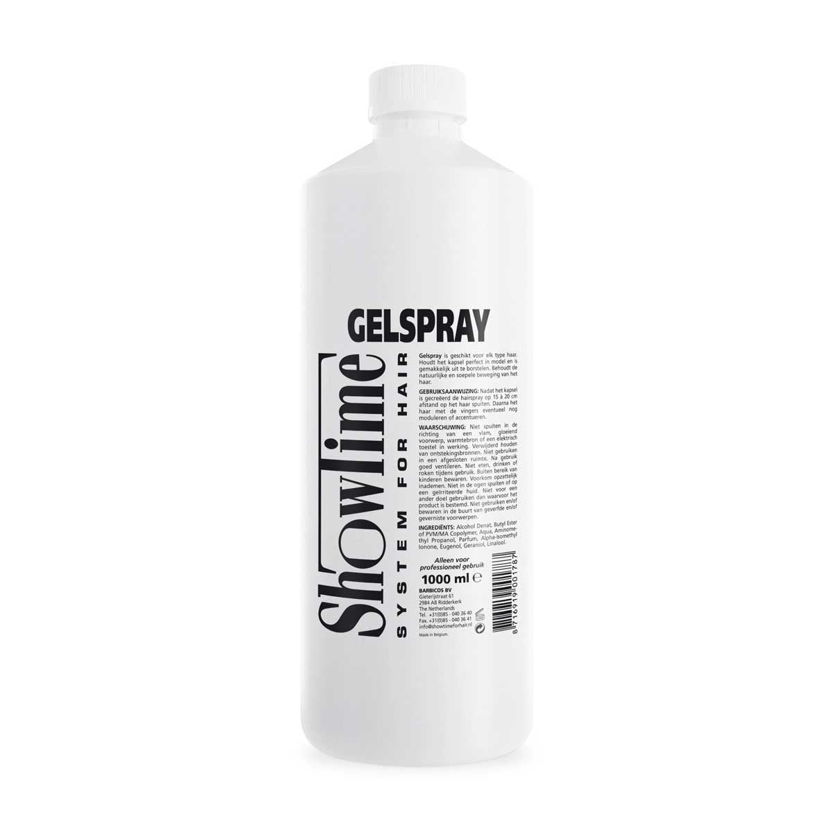 Showtime Gelspray - Koosvanderbeek.nl - Showtime - Haarspray