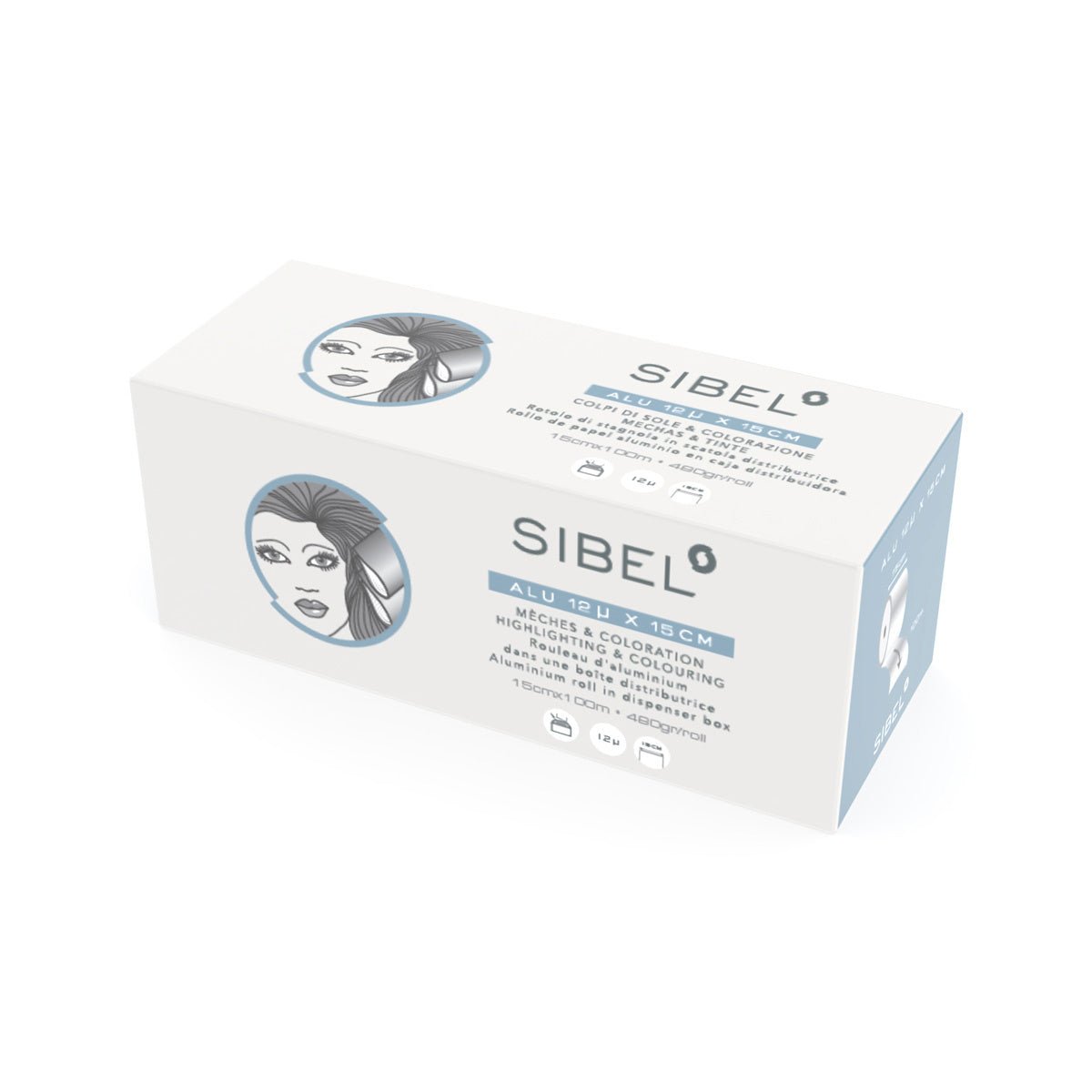 Sibel Aluminium Folie 15cm x 100m Zilver 12mu - Koosvanderbeek.nl - Sibel - Folies