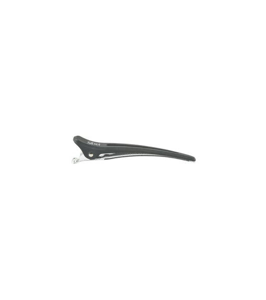 Sibel Clip Carbon Zwart 6St Medium 10cm - Koosvanderbeek.nl - Sibel - Verdeelklemmen