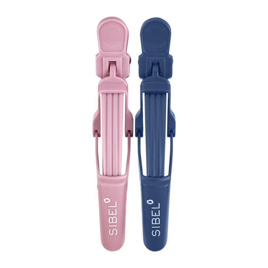 Sibel Gator Clips 2x9cm Blauw + 2x11cm Roze - Koosvanderbeek.nl - Sibel - Verdeelklemmen