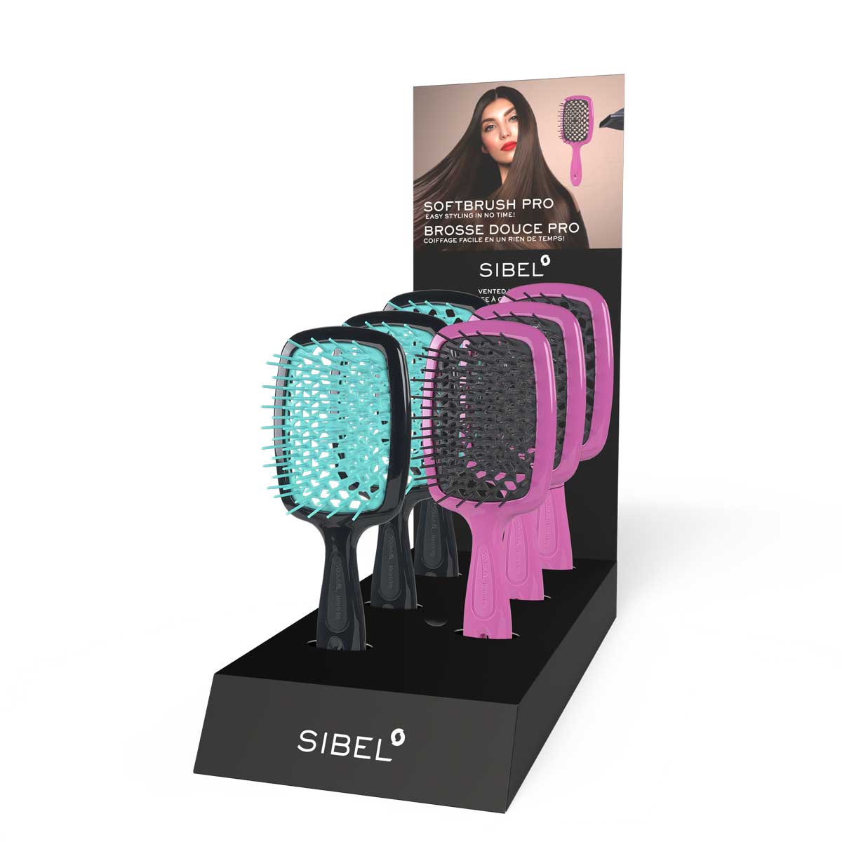 Sibel Soft Brush Pro - Koosvanderbeek.nl - Sibel - Paddle borstels