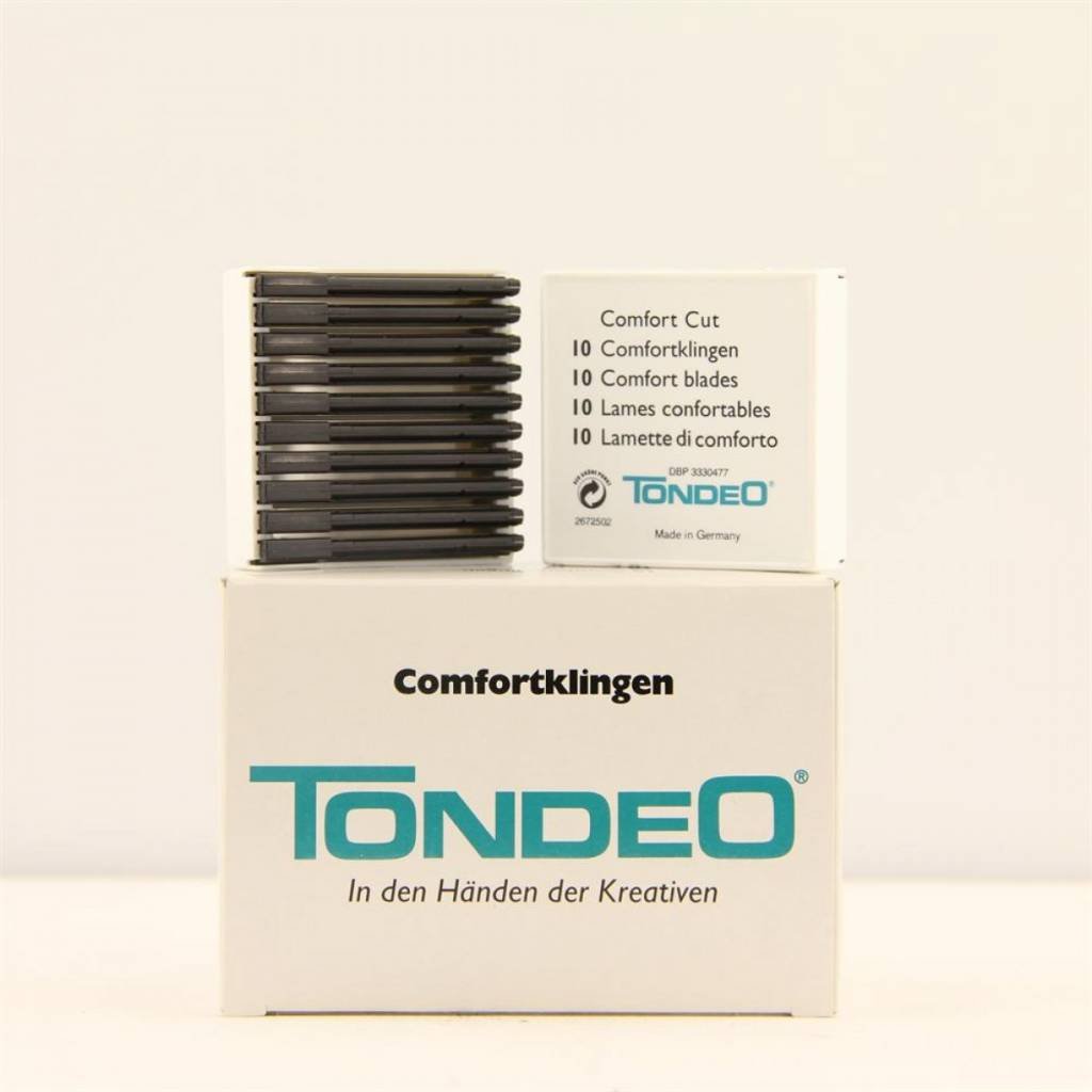 Tondeo Comfort Mesjes 10 stuks (los pakje) - Koosvanderbeek.nl - Tondeo - Kappersmes