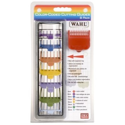 Wahl Opzetkamset Gekleurd Kliksysteem 8st 3 t/m 25mm - Koosvanderbeek.nl - Wahl - Opzetkammen