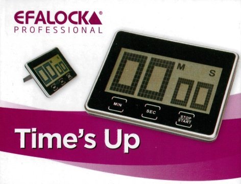 Wekker Efalock "Time's Up" - Koosvanderbeek.nl - Efalock - Wekkers