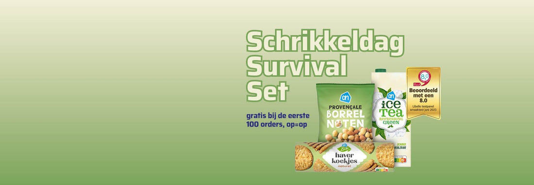 Schrikkeldag Survival Set gratis bij je order - Koosvanderbeek.nl