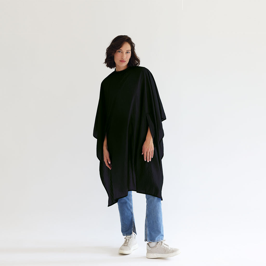 Trend Design Klassisches schwarzes Badetuch