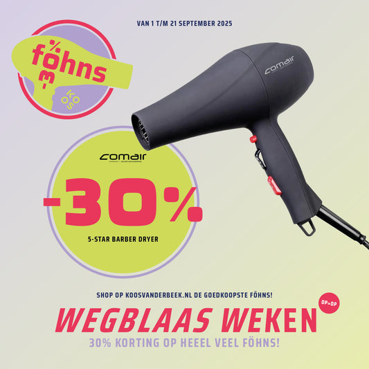 Comair Black Turbo Fohn 2200W