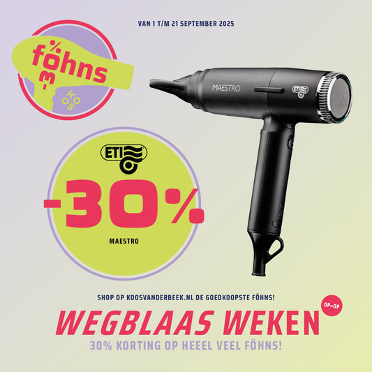Eti Maestro Föhn Schwarz 2000W