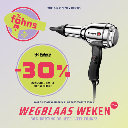 Valera Swiss Steel-Master Digital Chrome Fohn