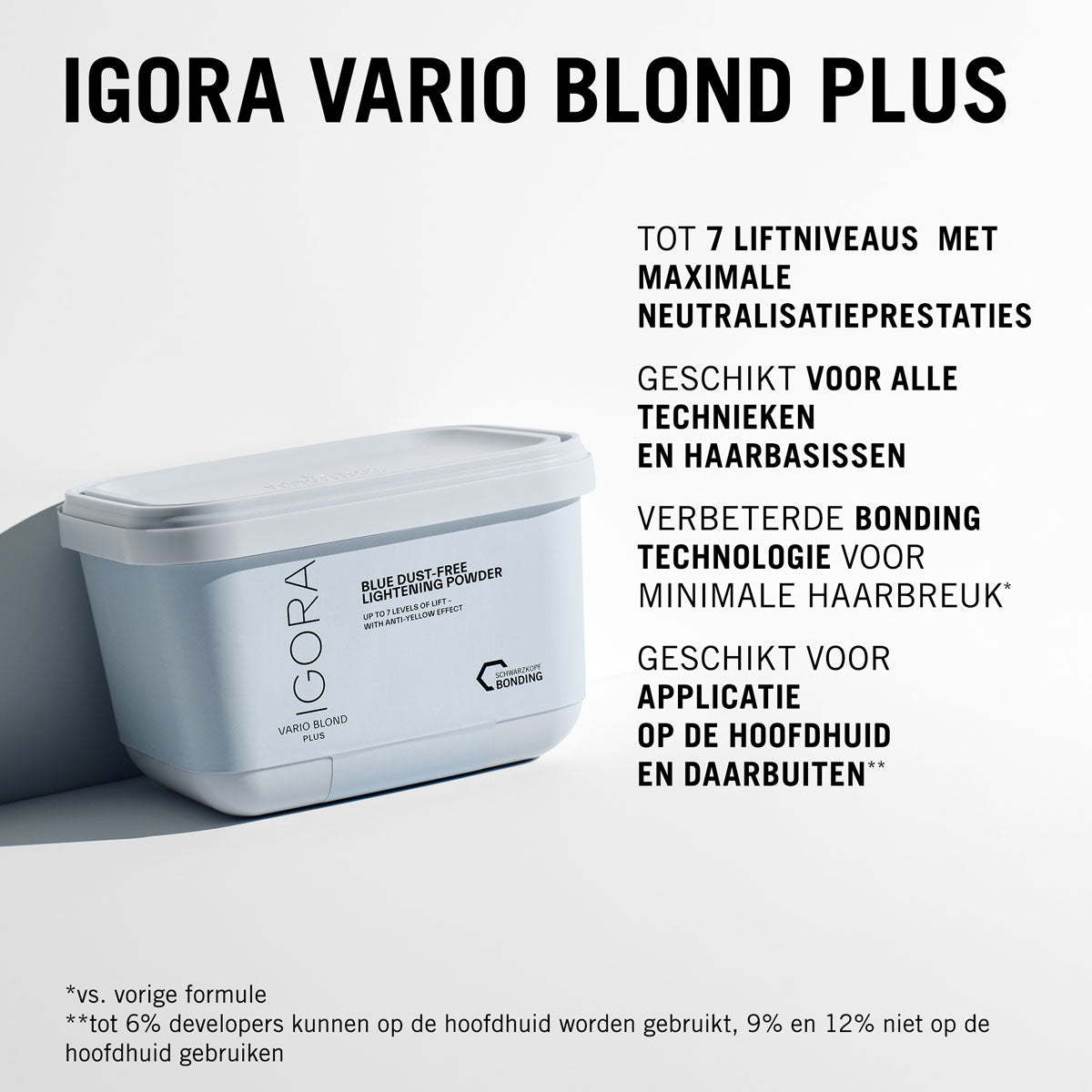 Schwarzkopf Igora Vario Blond Plus Blauw 450g