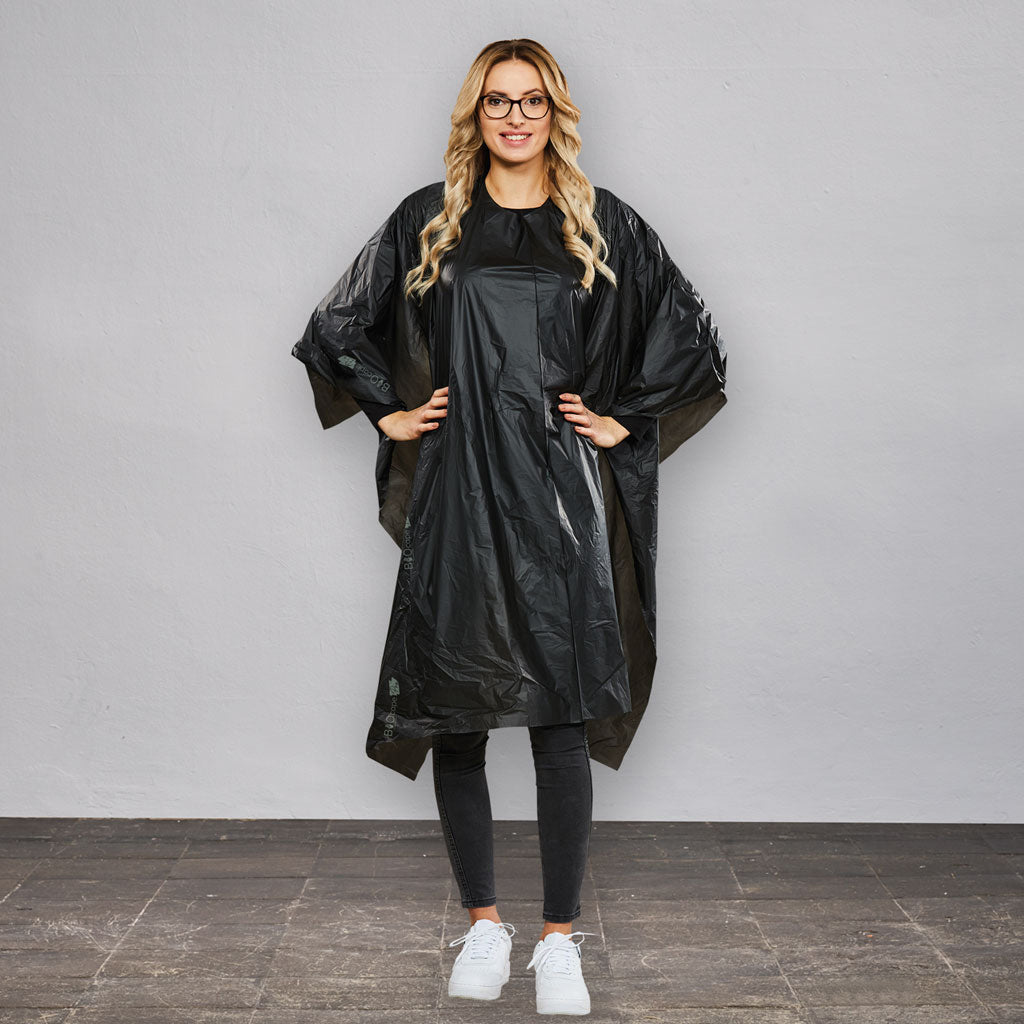 Trend-Design BIOcape Pro Einwegtücher 33 Stück Schwarz