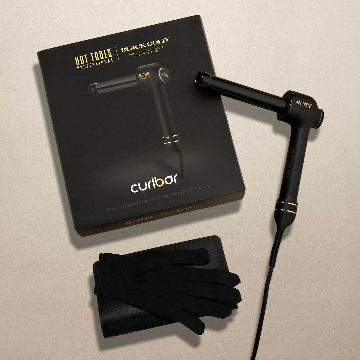 Hot Tools Curl Bar Black Gold