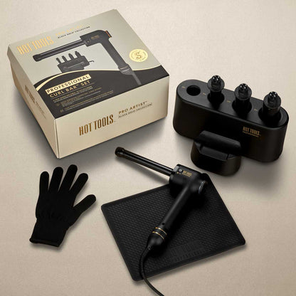 Hot Tools Curl Bar Set Black Gold