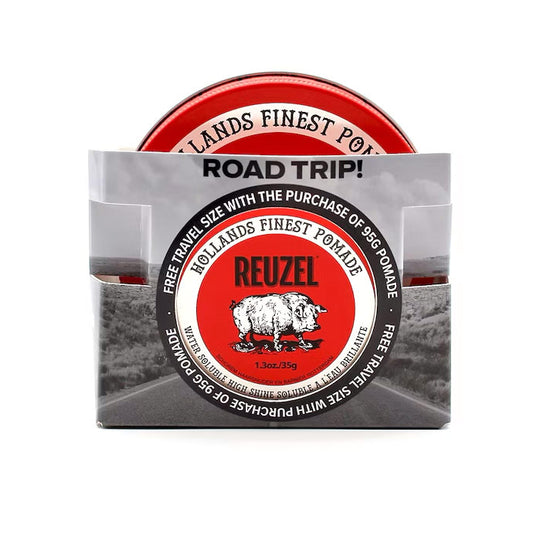 Reuzel Pomade Roadtrip Rood 95g + GRATIS 35g