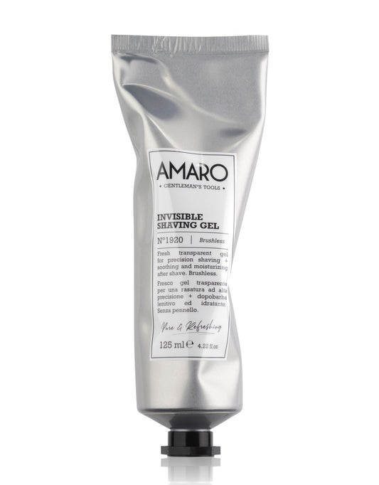 Amaro Invisible Shaving Gel 125ml - Koosvanderbeek.nl - Amaro - Scheercreme