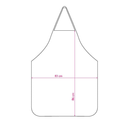 Trend Design Lackschürze Nano Uni Schwarz