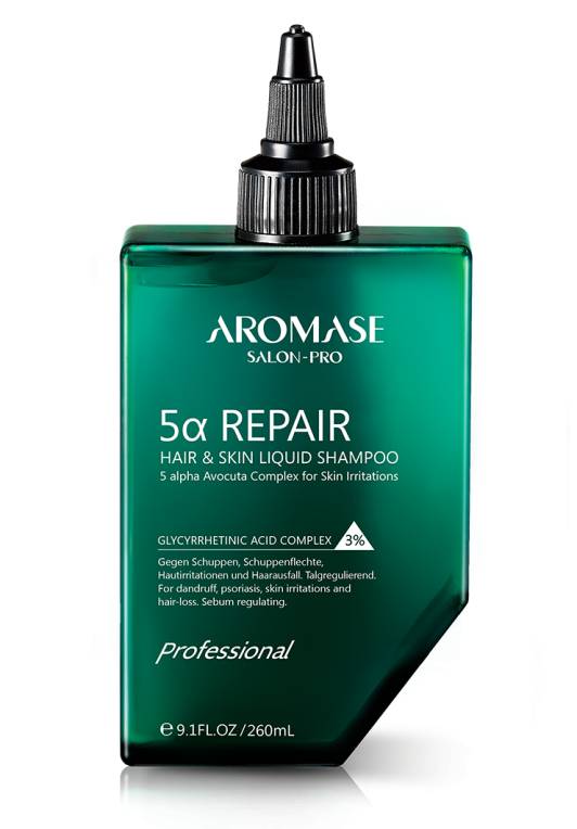 Aromase 5 Alpha Repair Liquid Antiroos Shampoo 260ML - Koosvanderbeek.nl - Aromase - Shampoo