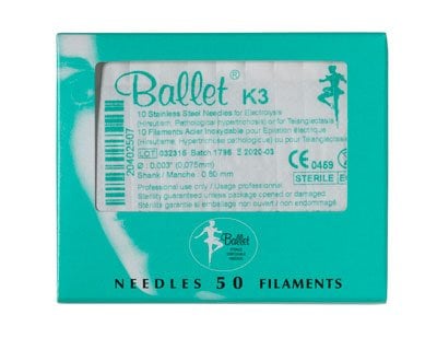 Ballet Naald R.V.S. K3 50 St - Koosvanderbeek.nl - koosvanderbeek - Beauty accessoires