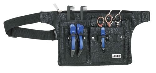 Belt 3 Zwarte Holsterceintuur In Matte Kroko Vr 3 Scharen - Koosvanderbeek.nl - Sibel - Holsters