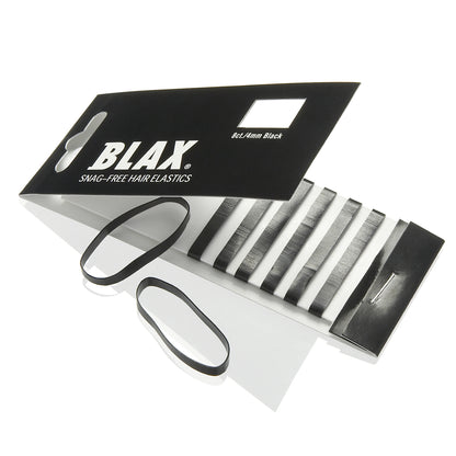 Blax Elastisches Band 4 mm Schwarz 8 Stück