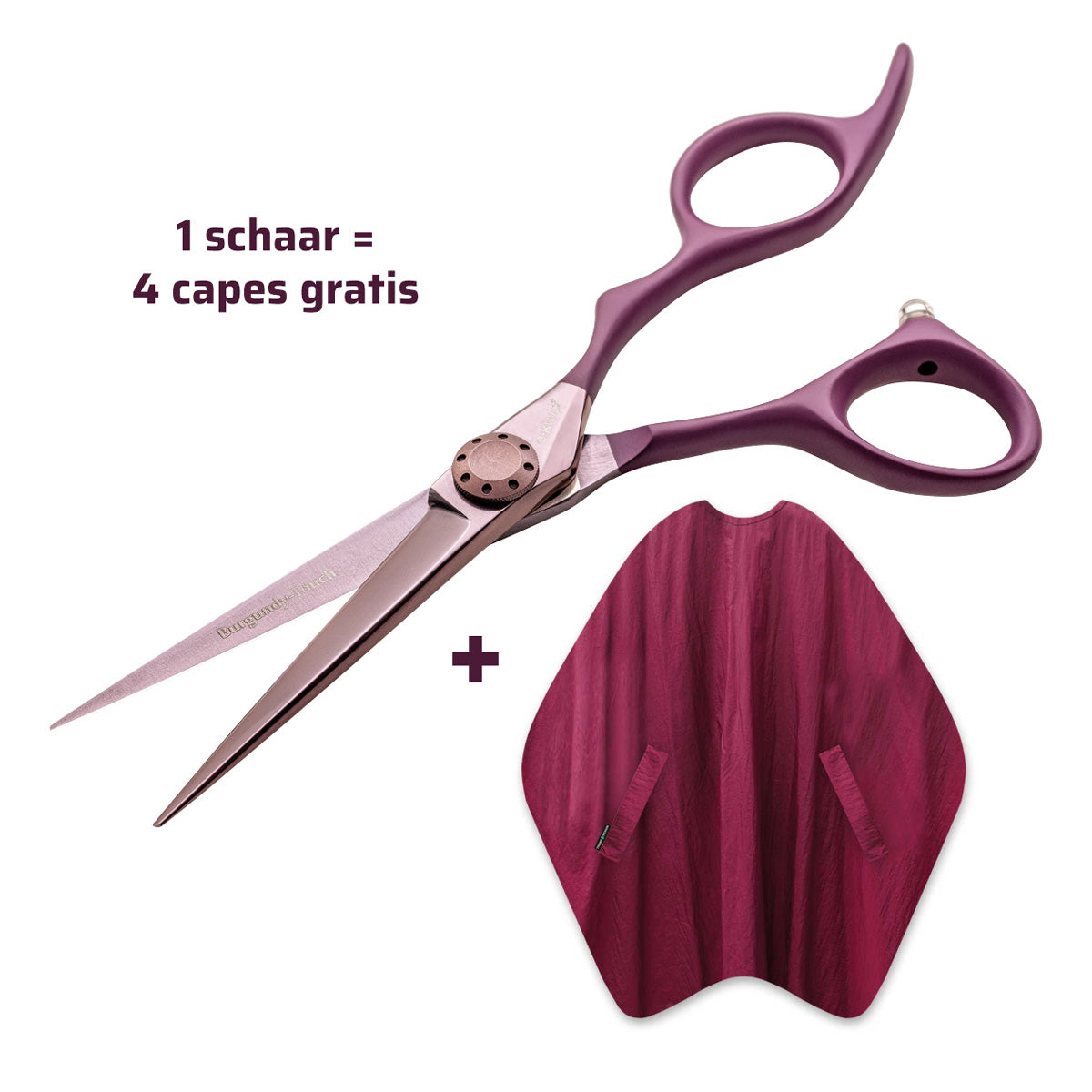 E-Kwip Schaar Burgundy Touch