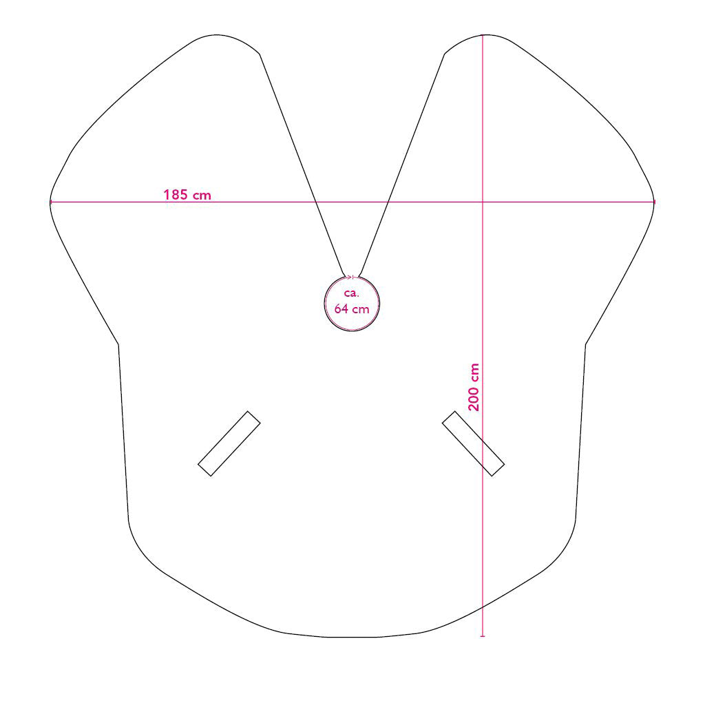 Trend Design Kaplaken French Cut Zwart