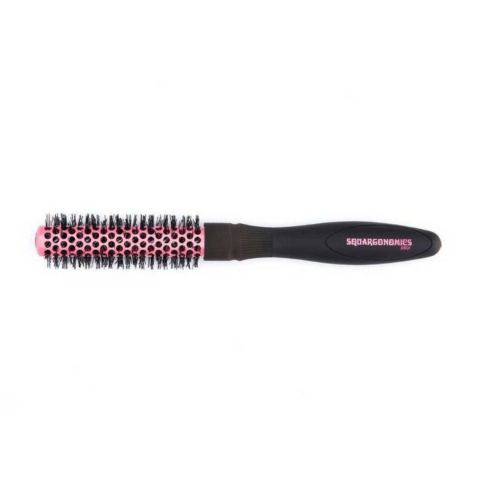 Denman Squargonomics M = 25mm Zwart/Pink - Koosvanderbeek.nl - Denman - Haarborstels