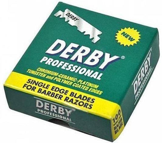 Derby Platinum Razor Blades Green 100 stuks - Koosvanderbeek.nl - Eurostil - Kappersmes