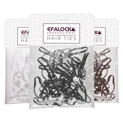 Efalock Hair Ties Silicone Elastiekjes 100st - Koosvanderbeek.nl - Efalock - Elastiekjes