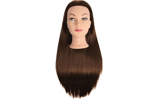 Efalock Oefenhoofd Emotion Lexa Bruin 60cm - Koosvanderbeek.nl - Efalock - Oefenhoofden