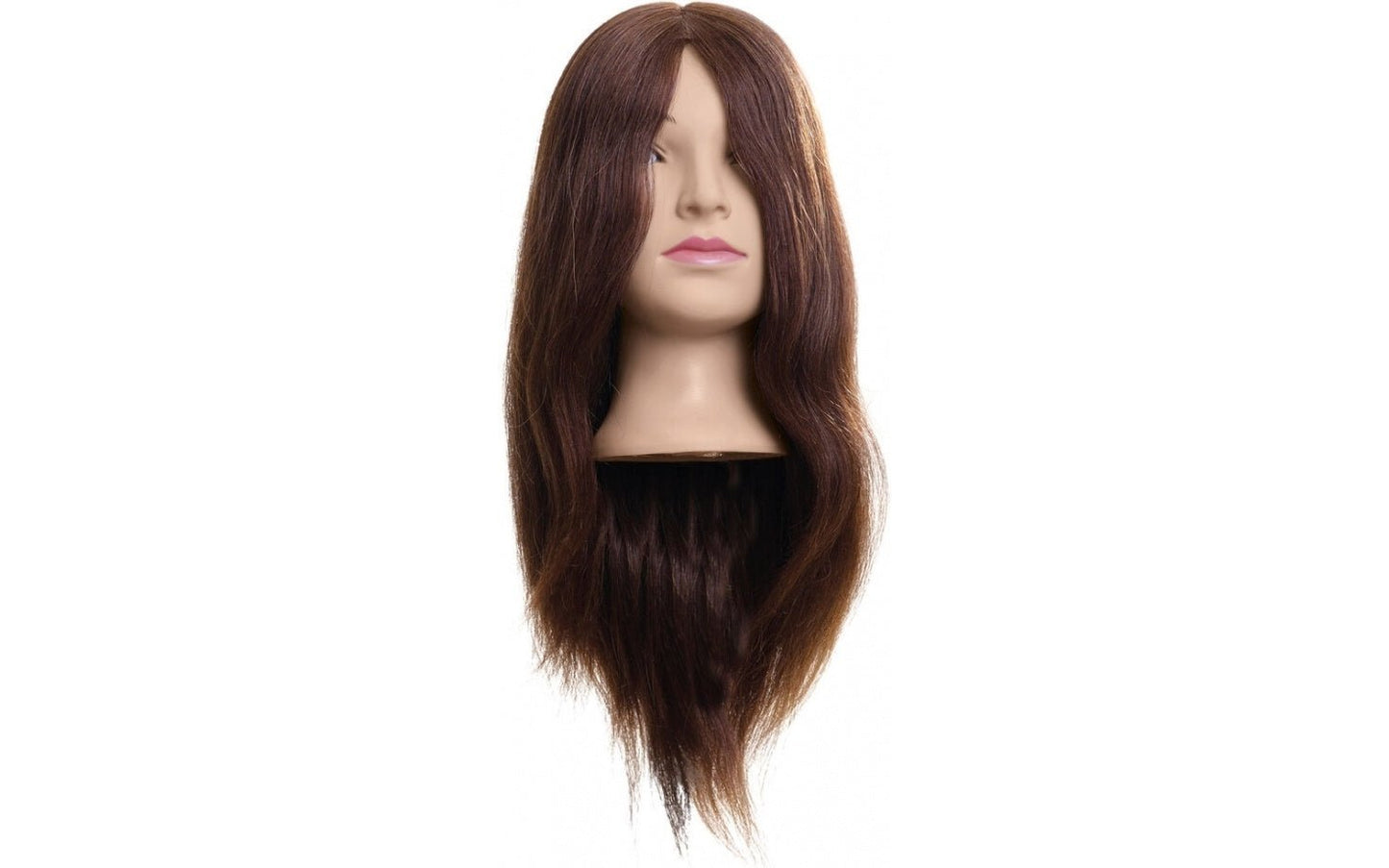 Efalock Oefenhoofd Lina Bruin 50cm - Koosvanderbeek.nl - Efalock - Oefenhoofden