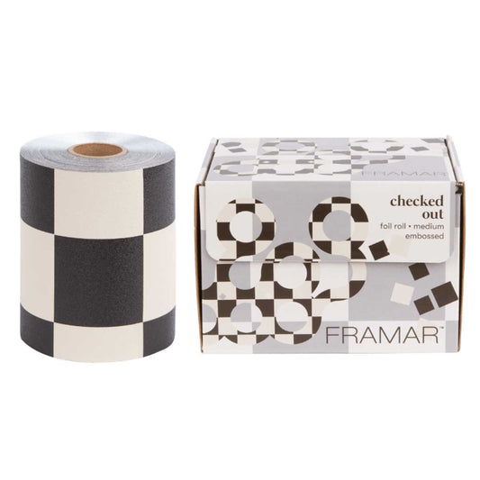 Framar Aluminiumfolie Checked Out Medium Geprägt 98m