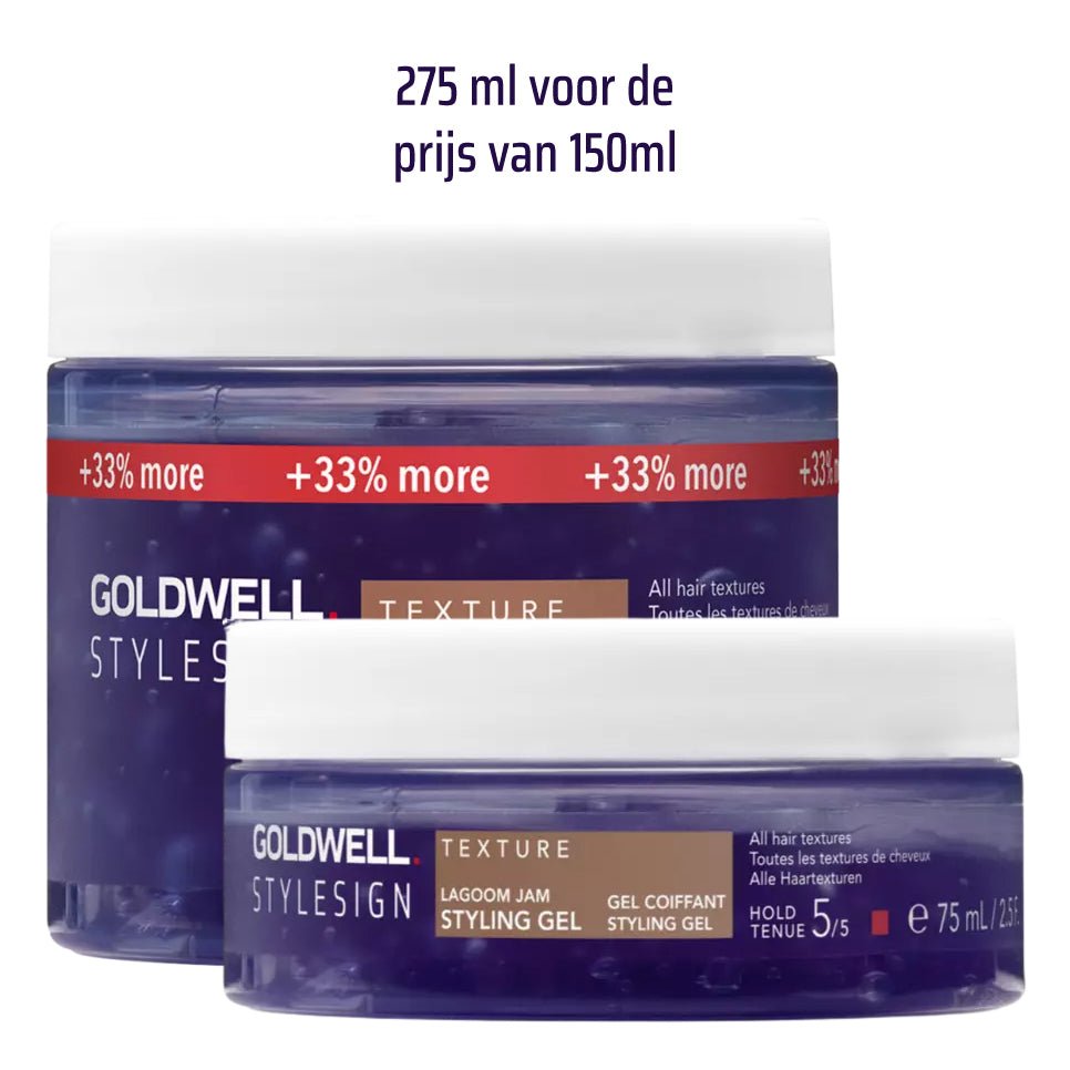 Goldwell Stylesign Lagoom Jam Duo 200ml + 75ml gratis - Koosvanderbeek.nl - Goldwell - Haargel