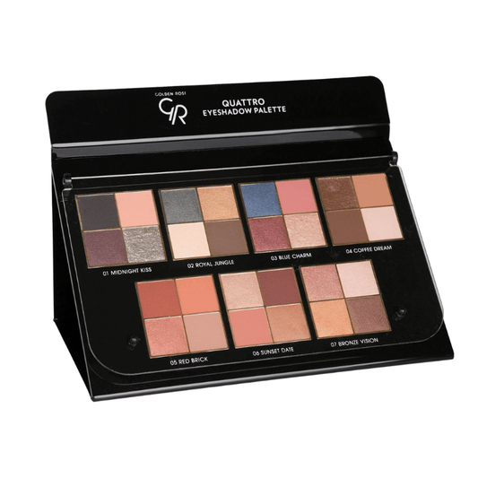 GR Quattro Eyeshadow Palette Display - Koosvanderbeek.nl - Golden Rose - Displays