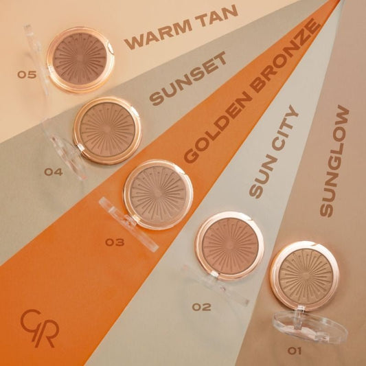 GR Sun Bright Bronzer Powder - Koosvanderbeek.nl - Golden Rose - Powders