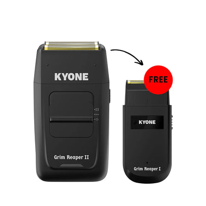 Kyone Grim Reaper II Dual Foil Shaver + gratis Grim Reaper I Single Foil Shaver