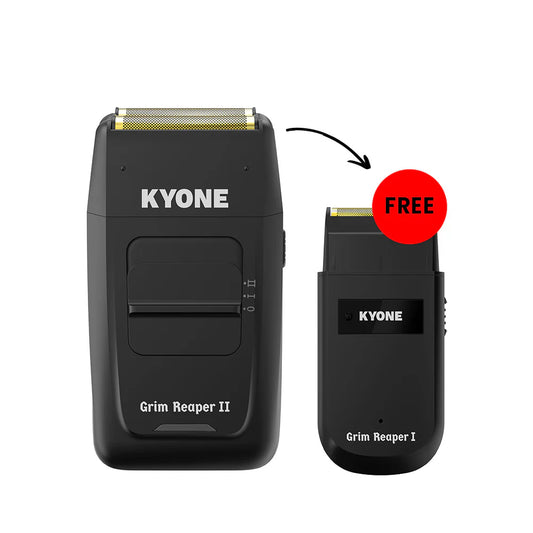 Kyone Grim Reaper II Dual Foil Shaver + gratis Grim Reaper I Single Foil Shaver