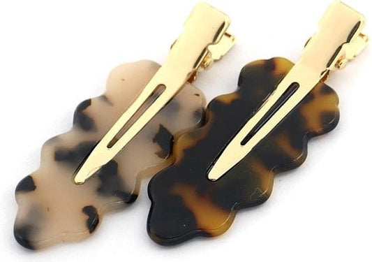 Haarclip Set Leaves/Animal 6cm - Koosvanderbeek.nl - koosvanderbeek - Haarmode