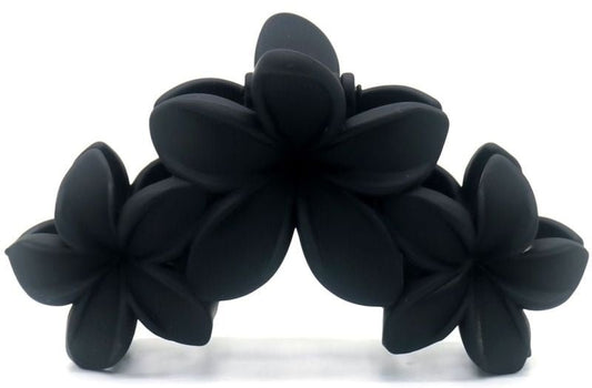 Haarklem flowers black 10cm - Koosvanderbeek.nl - koosvanderbeek - Haarmode