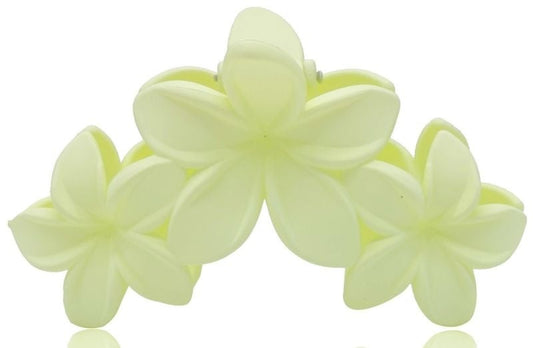 Haarklem flowers creme wit 10cm - Koosvanderbeek.nl - koosvanderbeek - Haarmode