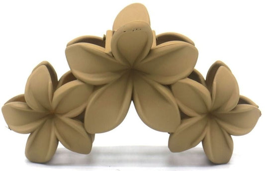 Haarklem flowers taupe 10cm - Koosvanderbeek.nl - koosvanderbeek - Haarmode