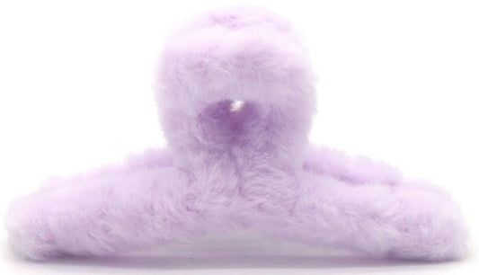 Haarklem fluffy lila 12,5 cm - Koosvanderbeek.nl - koosvanderbeek - Haarmode