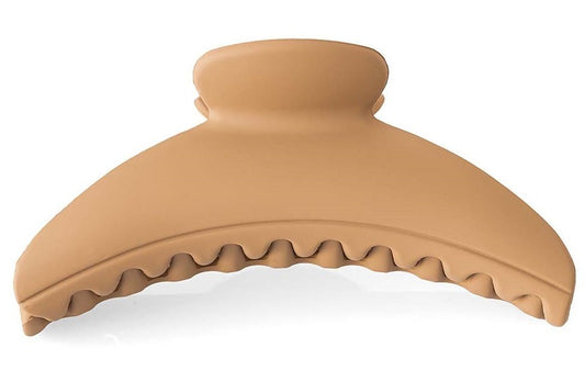Haarklem rond camel 11,5 cm - Koosvanderbeek.nl - koosvanderbeek - Haarmode